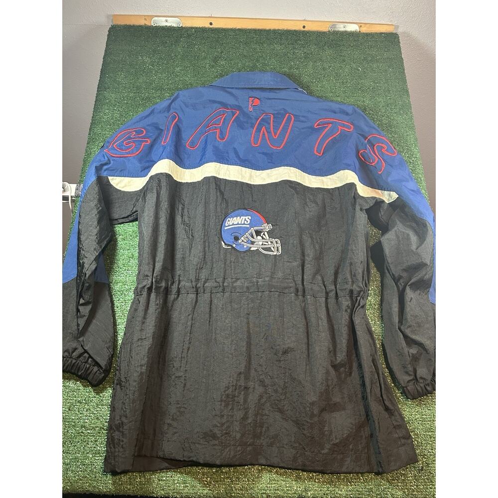 90s New York Giants Pro Player NFL Windbreaker Jacket Size Medium